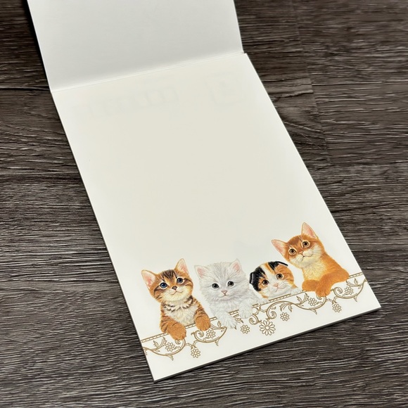 Kittens Cat Travel Postcard Set ❘ Card (contains 8 sheets of 2 kitten patterns) - Picture 2 of 7